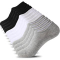 6/10 Pairs Non Slip No Show Socks Womens and Mens Low Cut Invisible Liner Ankle Socks