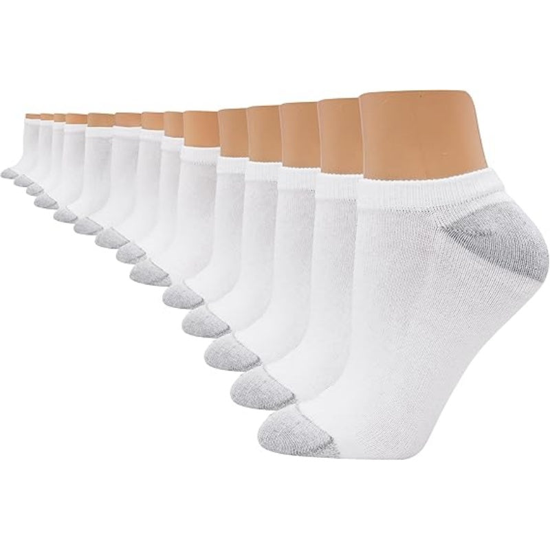 Women's Cool Comfort No-Show Socks, Moisture-Wicking Socks, 14-Pack